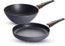 Woll-Diamond-Lite-Detachable-Handle-26cm-Stirfry-and-28cm-Frypan-Pack Sale