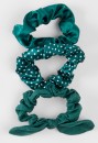 3-Pack-Mixed-Scrunchies-Green Sale