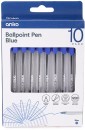 10-Pack-Ballpoint-Pens-Blue Sale