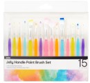 15-Piece-Jelly-Handle-Paint-Brush-Set Sale