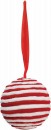 Candycane-Fleece-Bauble-10cm Sale