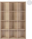 NEW-12-Cube-Unit-174x295x120cm-White-or-Oak Sale