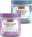 Swisse-Probiotic-Prebiotic-Gummies-45-Pack-or-Ultiboost-Calm-Sleep-Gummies-60-Pack Sale