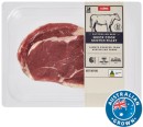 Coles-Australian-No-Added-Hormones-Beef-Quick-Cook-Scotch-Fillet-or-Porterhouse-Steak-170g-180g Sale