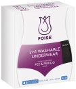 Poise-2-in-1-Period-Incontinence-Underwear-Black-Size-16-18-1-Pack Sale