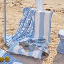 Sundays-Marlowe-Blue-Stripe-Foam-Reclining-Beach-Lounger-by-Pillow-Talk Sale