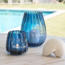 Walter-Blue-Glass-Candle-Holder-by-MUSE Sale