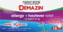 Demazin-Allergy-Hayfever-10-Tablets Sale