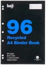 Keji-A4-96-Page-Binder-Book-Recycled Sale