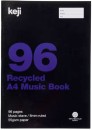 Keji-A4-96-Page-Music-Book-Recycled Sale