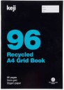 Keji-A4-96-Page-5mm-Grid-Book-Recycled Sale