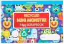 Studymate-64-Page-100gsm-Mini-Monster-Scrapbook-Recycled Sale