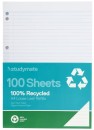 Studymate-100-Sheets-A4-70gsm-Loose-Leaf-Refills-Recycled Sale