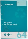 Studymate-A4-64-Page-70gsm-Binder-Book-Recycled Sale