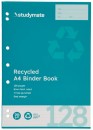 Studymate-A4-128-Page-70gsm-Binder-Book-Recycled Sale