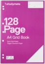 Studymate-A4-128-Page-70gsm-5mm-Grid-Binder-Book Sale