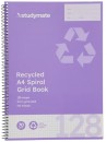 Studymate-A4-128-Page-70gsm-5mm-Spiral-Grid-Book-Recycled Sale