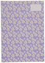 Studymate-A4-96-Page-70gsm-Exercise-Book-Lilac-Flowers Sale