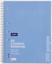 JBurrows-A4-250-Page-5-Subject-Notebook Sale