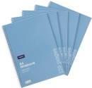 JBurrows-5-Pack-A4-120-Page-Spiral-Notebook Sale