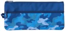 Studymate-Printed-Medium-Twin-Zip-Pencil-Case-Camo-Blue Sale