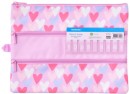 Studymate-Printed-Large-Triple-Zip-Name-Pencil-Case-Pink-Hearts Sale