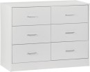 6-Drawer-Chest-White Sale