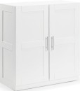 NEW-HG-2-Door-White-Low-Cabinet-89x39x80cm Sale