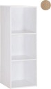 3-Tier-Bookcase-30x23x79cm-White-or-Oak Sale