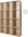 12-Cube-Unit-174x295x120cm-White-or-Oak Sale