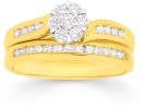 18ct-Gold-Diamond-Bridal-Set Sale