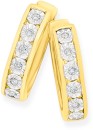 9ct-Gold-Diamond-Huggie-Earrings Sale