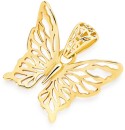 9ct-Gold-Lace-Cutout-Butterfly-Pendant Sale