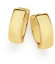 9ct-Gold-10mm-Polished-Huggie-Earrings Sale