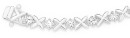 Sterling-Silver-Cubic-Zirconia-Kiss-Bracelet Sale