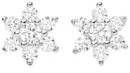 Sterling-Silver-Cubic-Zirconia-Cluster-Star-Studs Sale