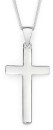 Sterling-Silver-20mm-Smooth-Edge-Plain-Cross-Pendant Sale