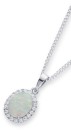 Sterling-Silver-Created-Opal-Cubic-Zirconia-Oval-Shaped-Pendant Sale