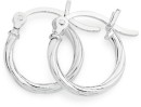 Sterling-Silver-2x14mm-Twist-Tube-Hoops Sale