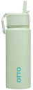 Otto-Pastel-Stainless-Steel-Double-Walled-Drink-Bottle-500mL-Mint Sale