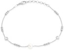 Sterling-Silver-19cm-Simulated-Pearl-Cubic-Zirconia-Fancy-Bead-Bracelet Sale