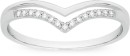 9ct-White-Gold-Diamond-Double-V-Shape-Ring Sale