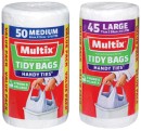 Multix-Handy-Ties-Tidy-Bags-Medium-50-Pack-or-Large-45-Pack Sale