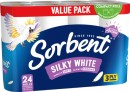 Sorbent-Silky-White-Toilet-Tissue-24-Rolls-Value-Pack Sale