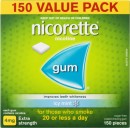 Nicorette-Smoking-Nicotine-Gum-4mg-Icy-Mint-150-Pieces-Value-Pack Sale