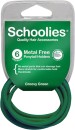 Schoolies-SC465-Metal-Free-Ponytail-Holders-Groovy-Green-6-Pack Sale