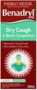 Benadryl-Dry-Cough-Nasal-Congestion-Liquid-200ml Sale