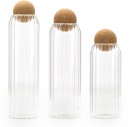 Home-Stories-Fluted-Glass-Container-3-Pack Sale