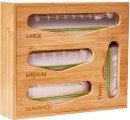 Kamda-Bamboo-Zip-Lock-Bag-Holder Sale