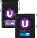 U-By-Kotex-Overnight-Extra-Pads-with-Wings-10-Pack-or-Long-8-Pack Sale